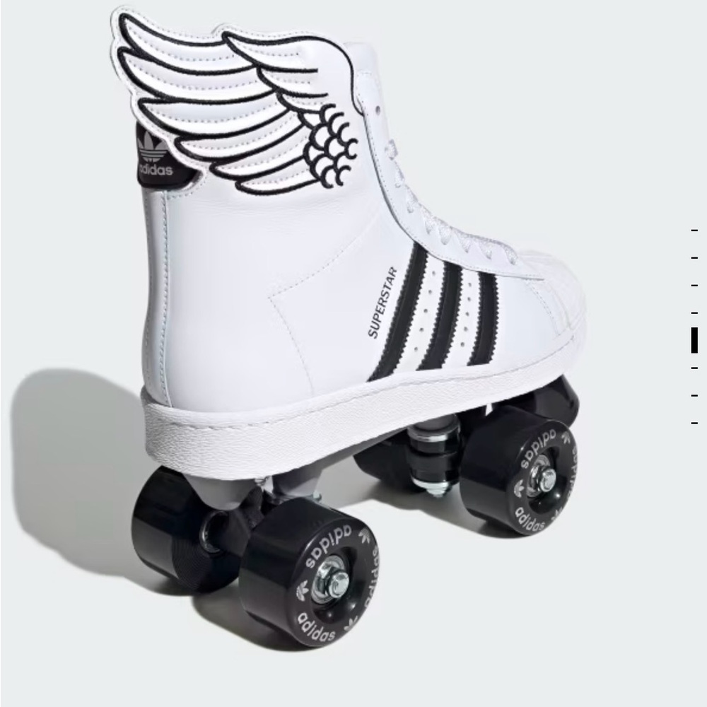 MWT ADIDAS JEREMY SCOTT SUPERSTAR ROLLER SKATES 10.5W - Picture 4 of 13